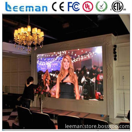 led window advertising display billboard indoor p7.62 led module xxxx video wall